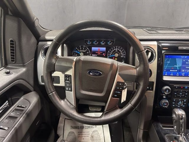 2014 White Platinum Metallic Tri-Coat Ford F-150 Limited 4X4 Truck