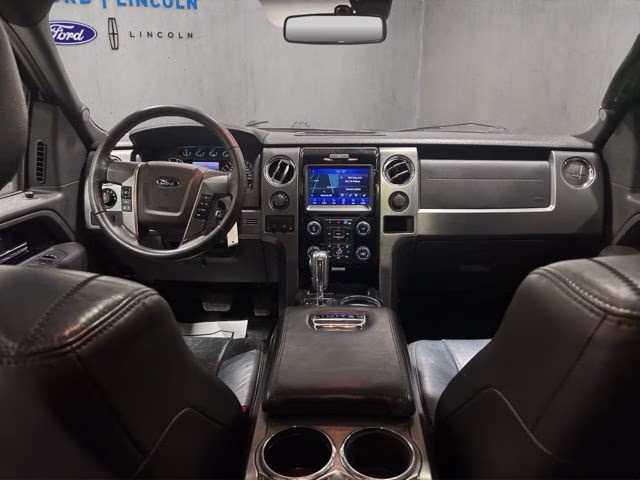 2014 White Platinum Metallic Tri-Coat Ford F-150 Limited 4X4 Truck