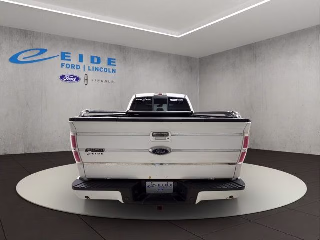 2014 White Platinum Metallic Tri-Coat Ford F-150 Limited 4X4 Truck