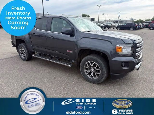 2016 Cyber Gray Metallic GMC Canyon SLE1 4X4 Truck
