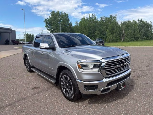 2019 Billet Silver Metallic Ram 1500 Laramie 4X4 Truck