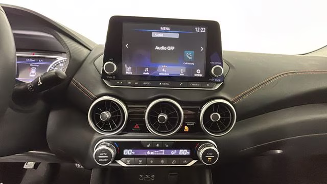 2020 Aspen White/Super Black Nissan Sentra SR FWD Sedan