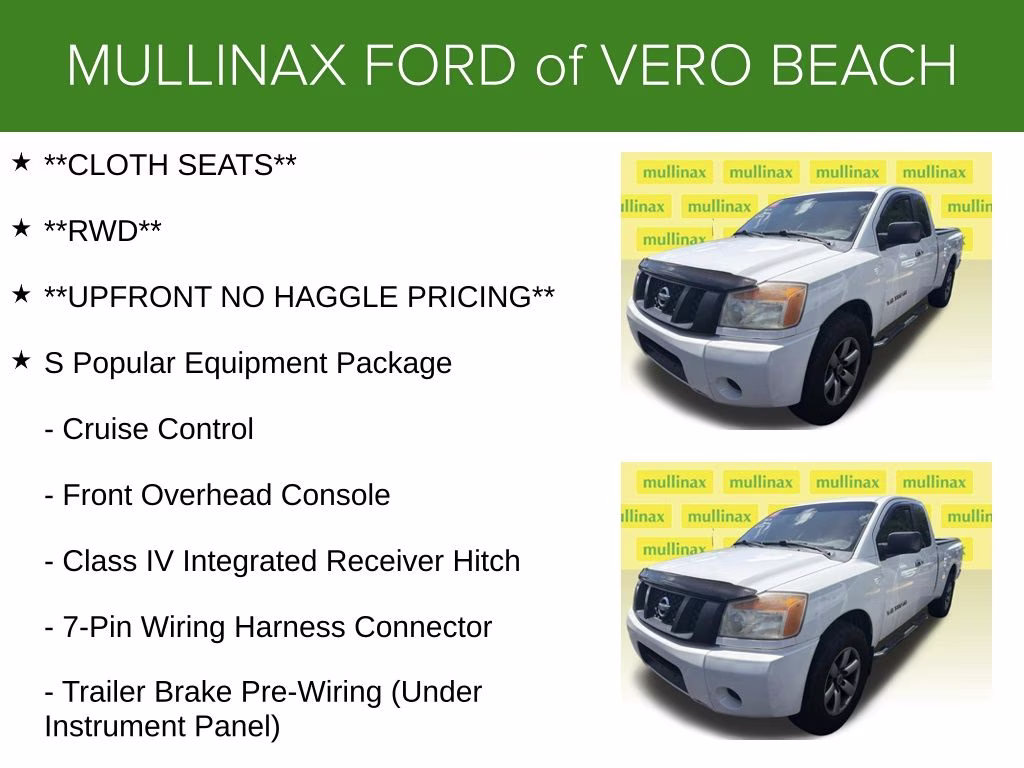 2012 Blizzard Nissan Titan S RWD Truck