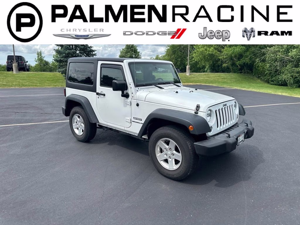 2015 Bright White Clearcoat Jeep Wrangler Sport 4X4 SUV