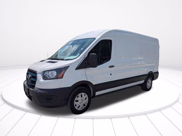 2022 Oxford White Ford E-Transit-350 Base RWD Van