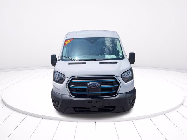 2022 Oxford White Ford E-Transit-350 Base RWD Van