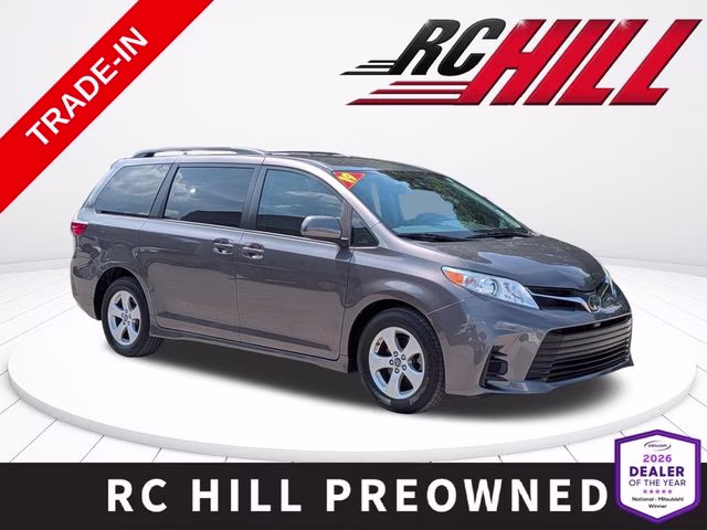 2019 Predawn Gray Mica Toyota Sienna LE FWD Van