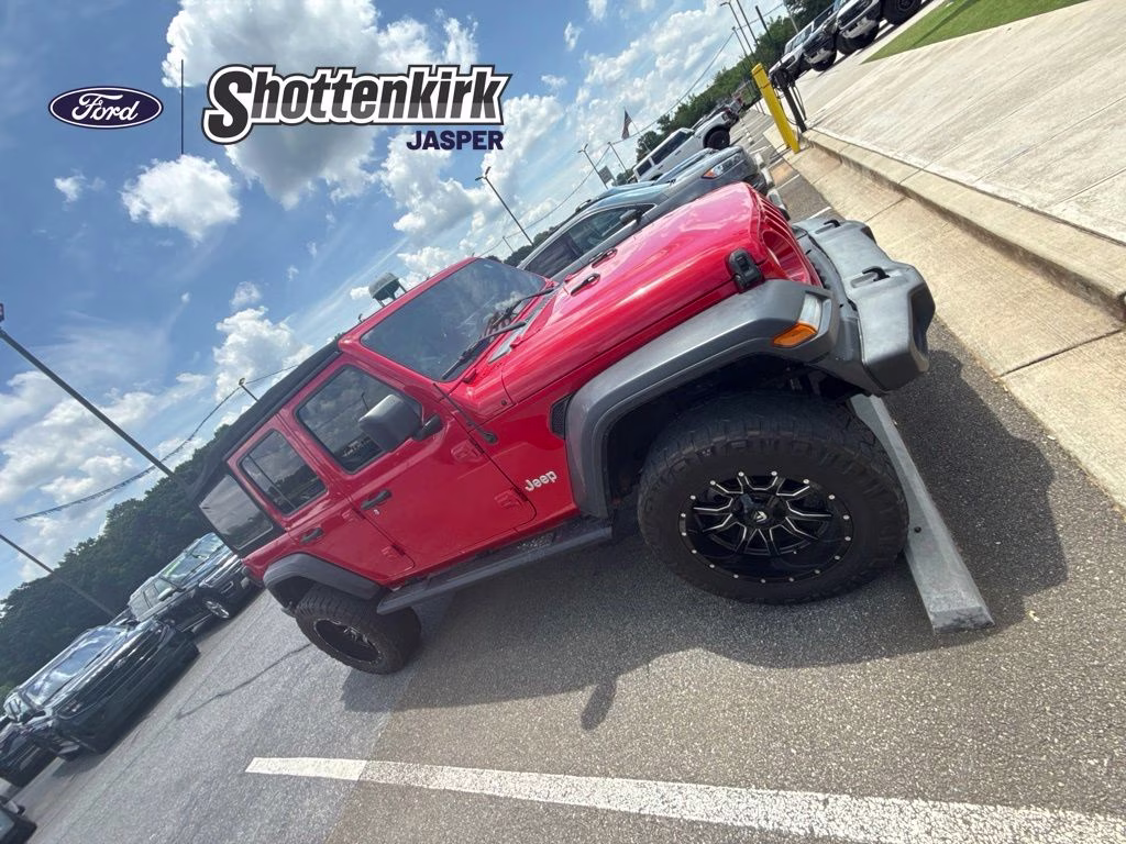 2018 Firecracker Red Clearcoat Jeep Wrangler Unlimited Sport S 4X4 SUV