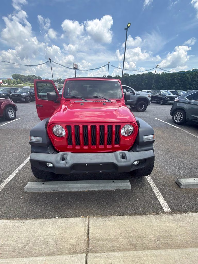 2018 Firecracker Red Clearcoat Jeep Wrangler Unlimited Sport S 4X4 SUV