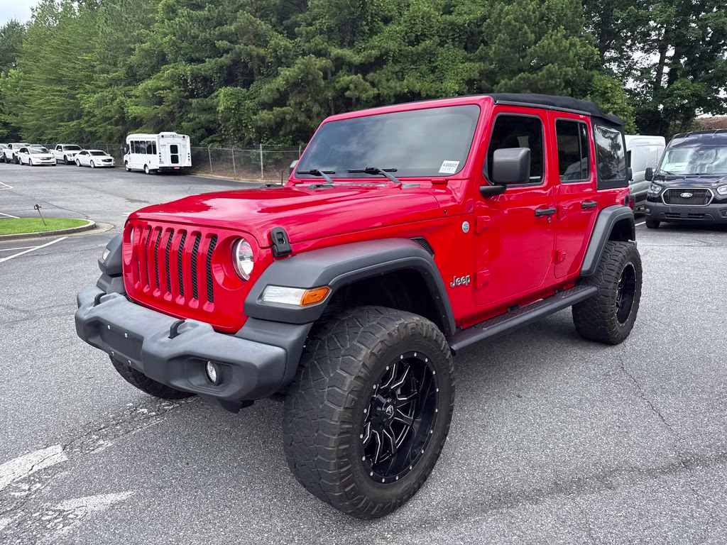 2018 Firecracker Red Clearcoat Jeep Wrangler Unlimited Sport S 4X4 SUV
