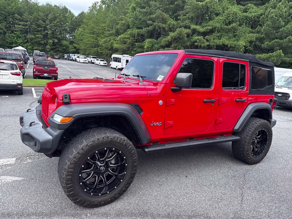 2018 Firecracker Red Clearcoat Jeep Wrangler Unlimited Sport S 4X4 SUV