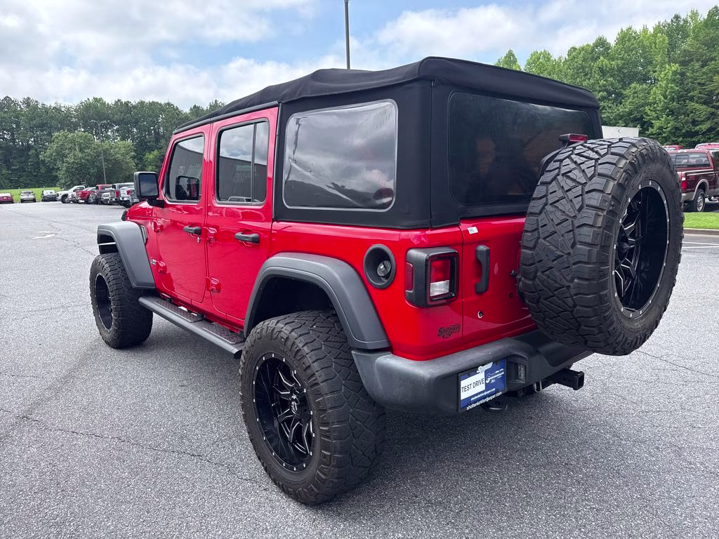 2018 Firecracker Red Clearcoat Jeep Wrangler Unlimited Sport S 4X4 SUV