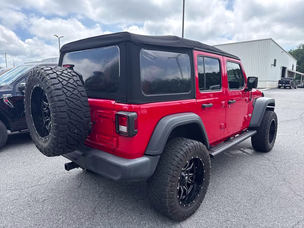 2018 Firecracker Red Clearcoat Jeep Wrangler Unlimited Sport S 4X4 SUV
