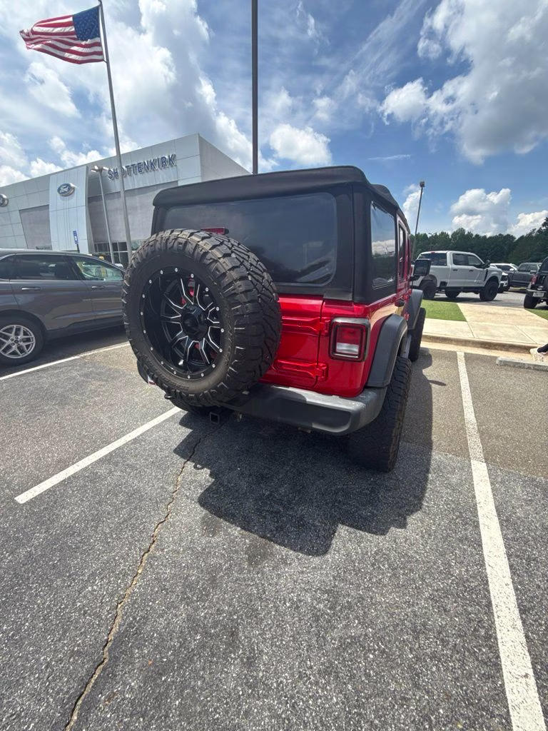 2018 Firecracker Red Clearcoat Jeep Wrangler Unlimited Sport S 4X4 SUV