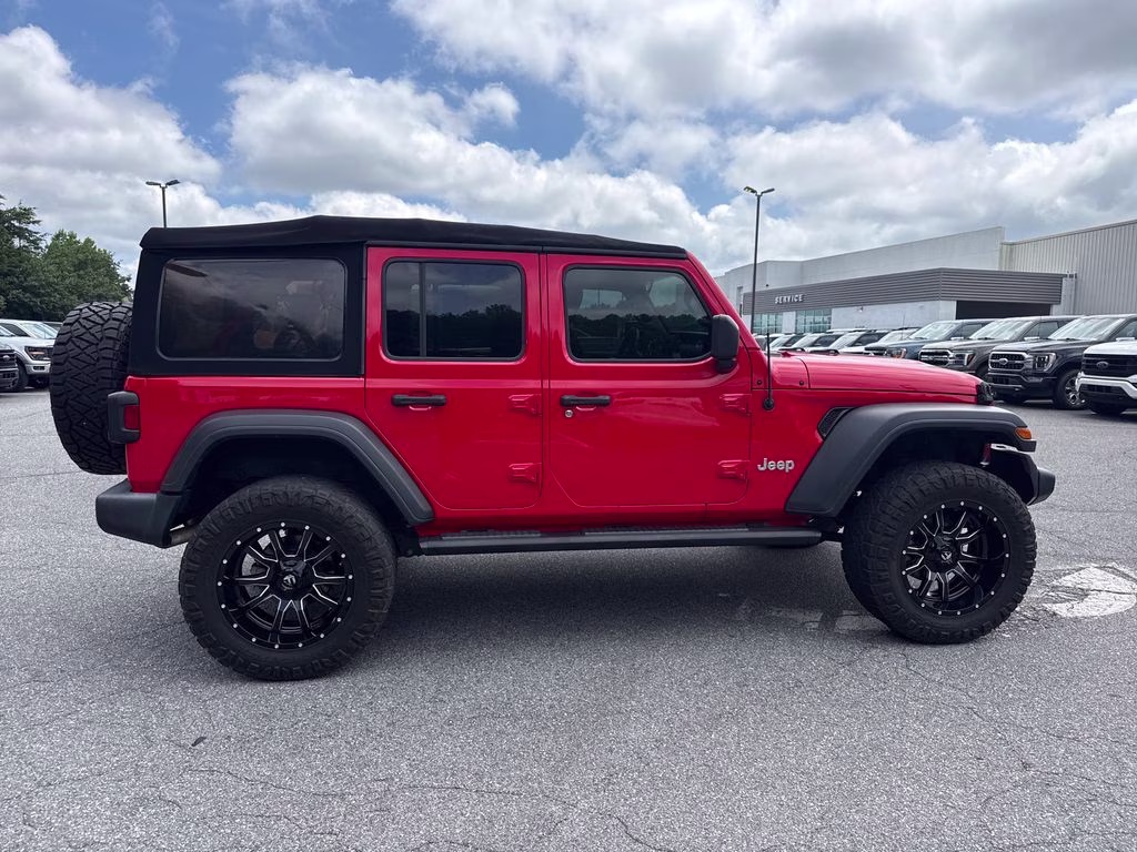 2018 Firecracker Red Clearcoat Jeep Wrangler Unlimited Sport S 4X4 SUV