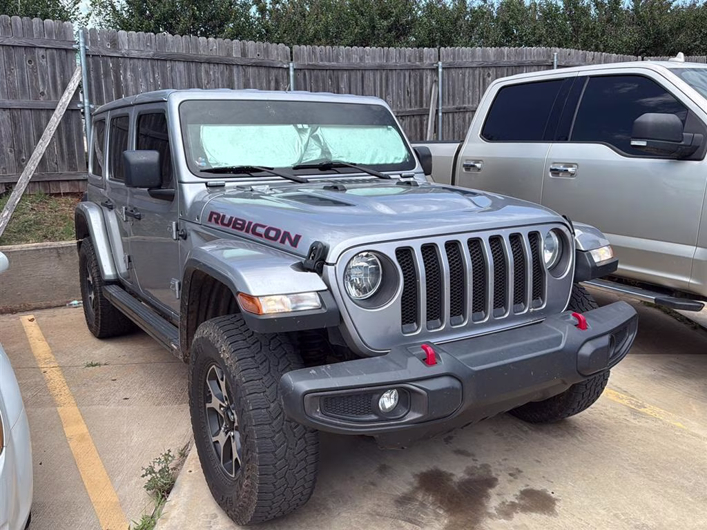 2020 GRAY Jeep Wrangler Unlimited RUBICON 4X4 4X4