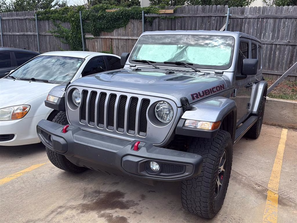 2020 GRAY Jeep Wrangler Unlimited RUBICON 4X4 4X4