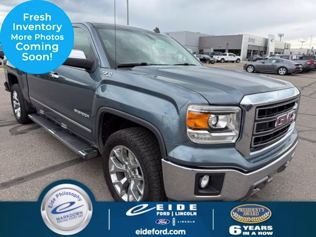 2014 Stealth Gray Metallic GMC Sierra 1500 SLT 4X4 Truck
