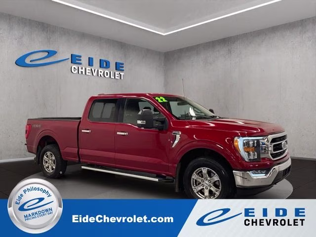 2022 Red Metallic Ford F-150 XLT 4X4 Truck