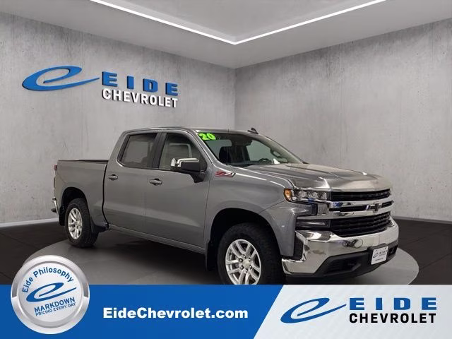 2020 Satin Steel Metallic Chevrolet Silverado 1500 LT 4X4 Truck