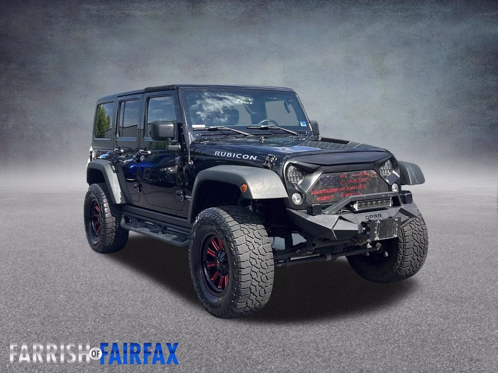2016 Black Clearcoat Jeep Wrangler Unlimited Rubicon 4X4 SUV