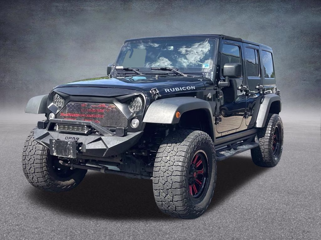 2016 Black Clearcoat Jeep Wrangler Unlimited Rubicon 4X4 SUV