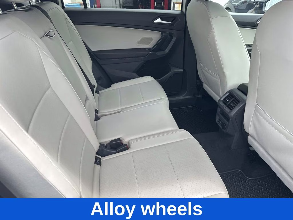 2020 Pure White Volkswagen Tiguan 2.0T SE R-Line Black AWD SUV