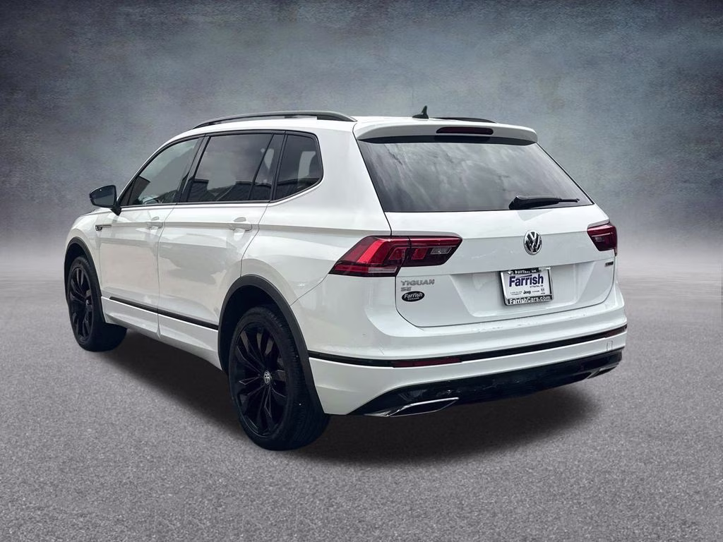 2020 Pure White Volkswagen Tiguan 2.0T SE R-Line Black AWD SUV