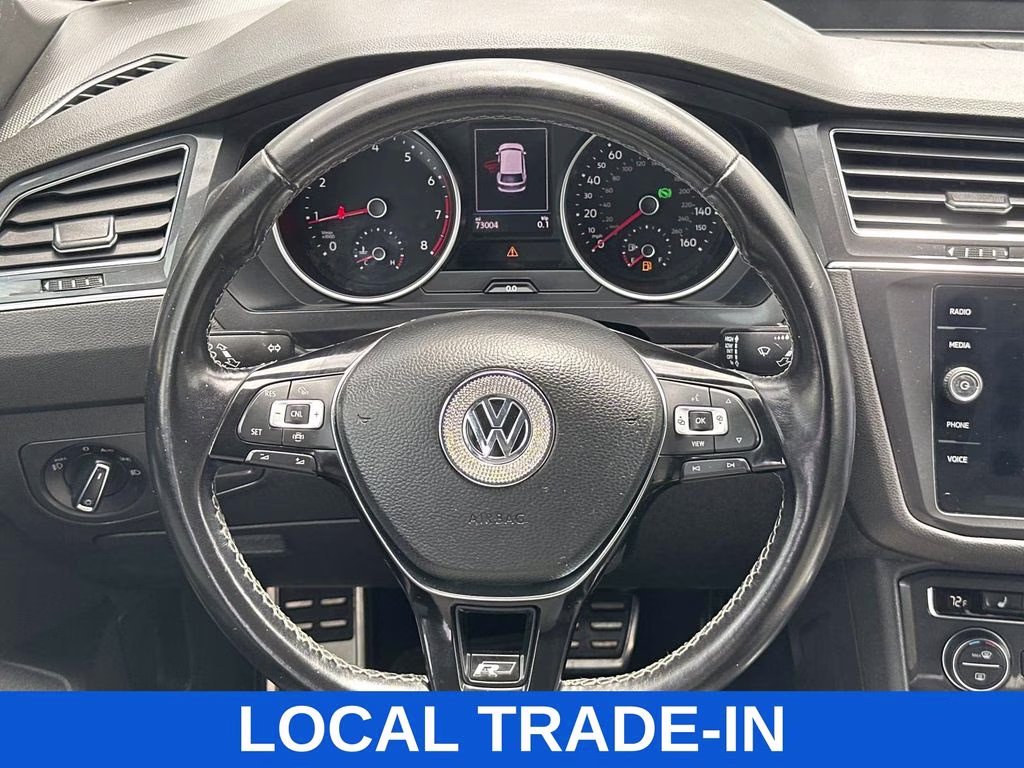 2020 Pure White Volkswagen Tiguan 2.0T SE R-Line Black AWD SUV
