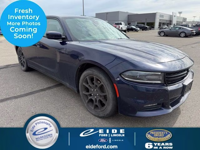 2016 Jazz Blue Pearlcoat Dodge Charger SXT AWD Sedan