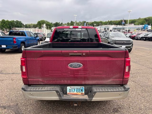 2022 Rapid Red Metallic Tinted Clearcoat Ford F-150 XLT 4X4 Truck