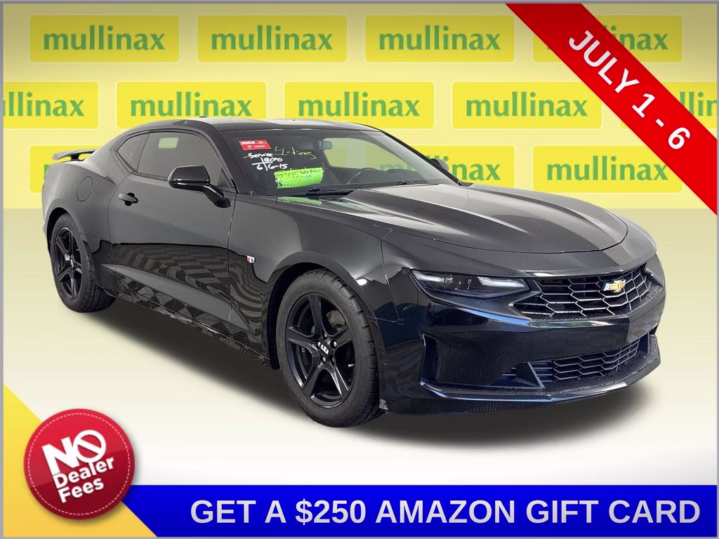 2019 Black Chevrolet Camaro 1LT RWD Coupe