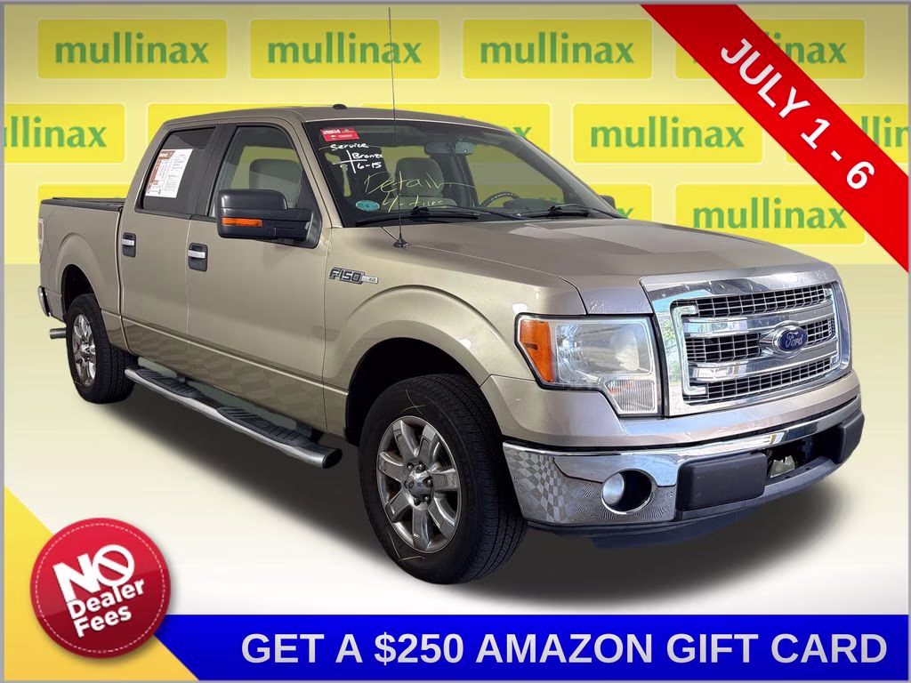 2013 Pale Adobe Metallic Ford F-150 XLT RWD Truck
