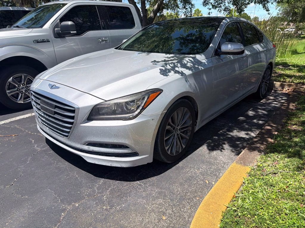 2015 Santiago Silver Hyundai Genesis 3.8 RWD Sedan