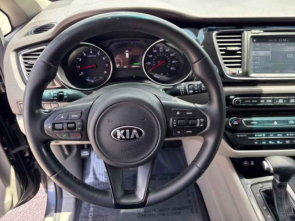 2017 Platinum Graphite Kia Sedona SX FWD Van