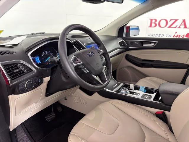2020 Red Metallic Ford Edge Titanium FWD SUV