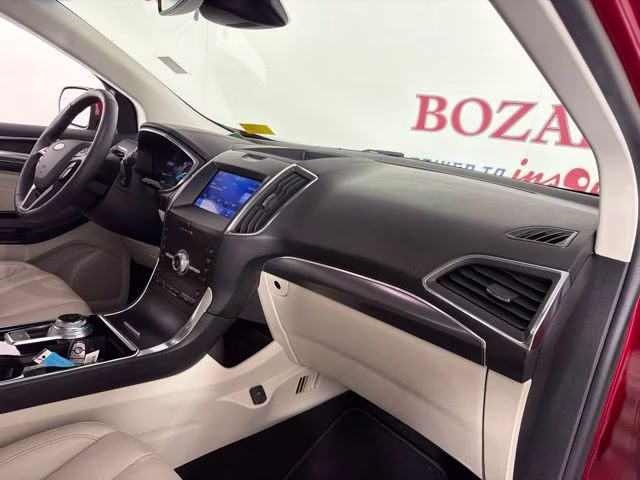 2020 Red Metallic Ford Edge Titanium FWD SUV