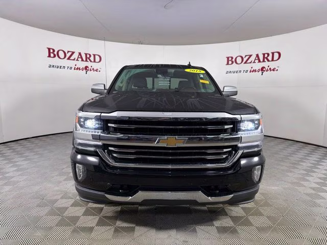 2018 Black Chevrolet Silverado 1500 High Country 4X4 Truck