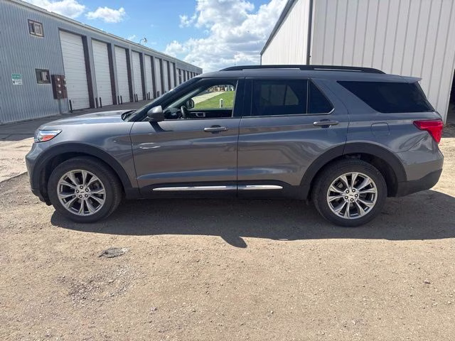 2023 Gray Metallic Ford Explorer XLT 4X4 SUV
