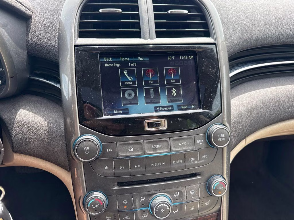 2013 Blue Metallic Chevrolet Malibu LTZ FWD Sedan