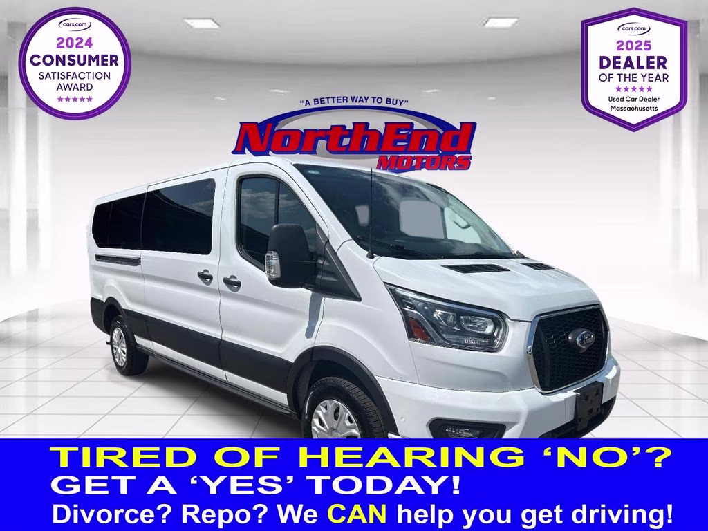 2023 Oxford White Ford Transit-350 XLT RWD Crossover