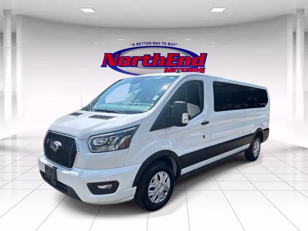 2023 Oxford White Ford Transit-350 XLT RWD Crossover