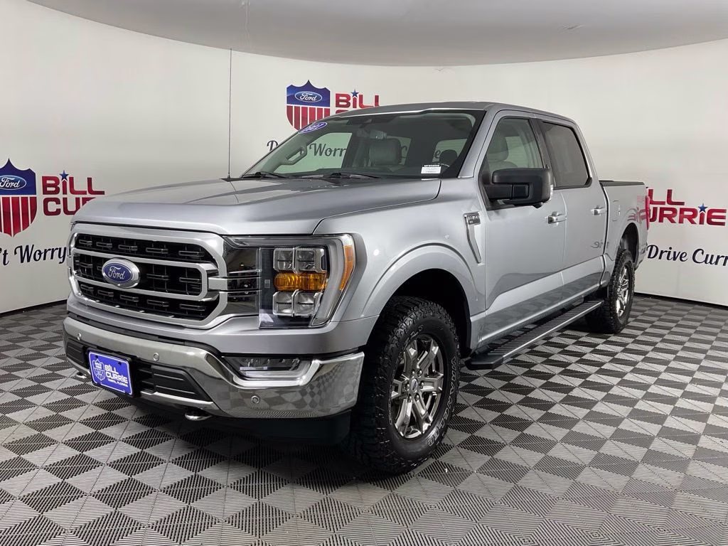 2021 Silver Metallic Ford F-150 XLT 4X4 Truck