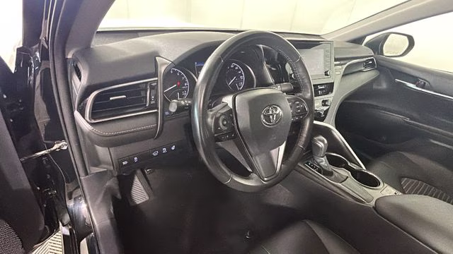 2024 Midnight Black Metallic Toyota Camry SE FWD Sedan