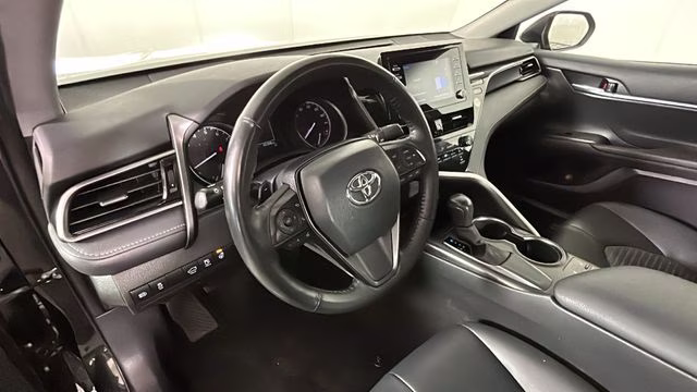 2024 Midnight Black Metallic Toyota Camry SE FWD Sedan