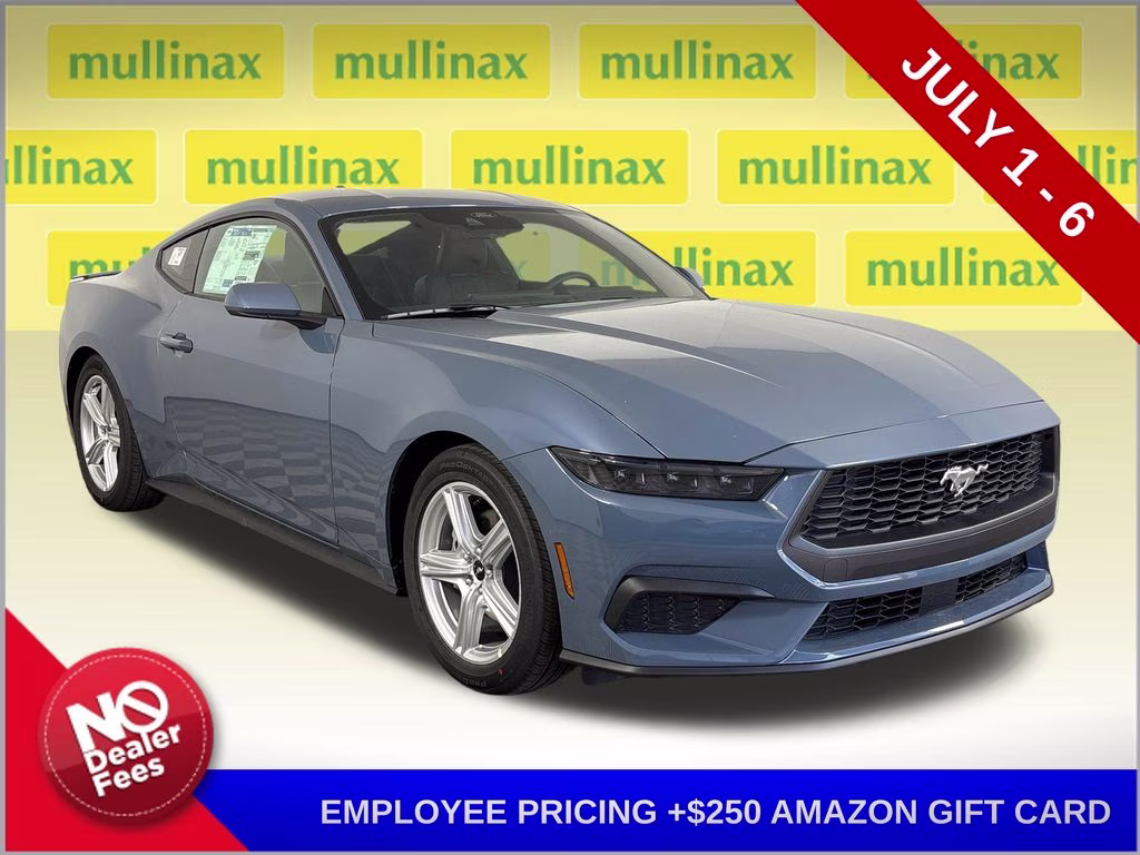 2026 Vapor Blue Metallic Ford Mustang EcoBoost Premium RWD Coupe