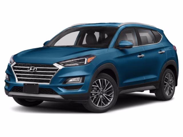 2020 Aqua Blue Hyundai Tucson Limited FWD SUV