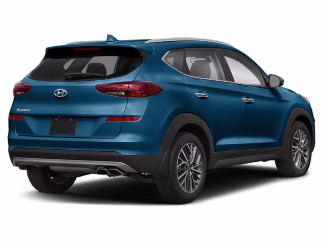 2020 Aqua Blue Hyundai Tucson Limited FWD SUV