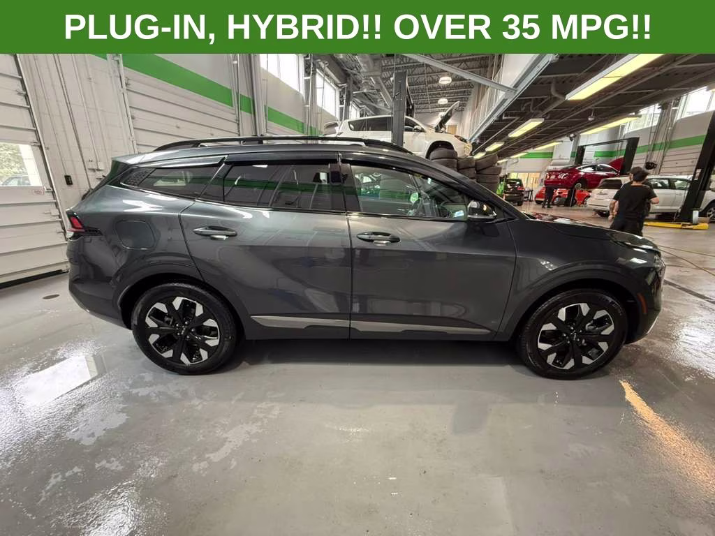 2024 Gravity Gray Kia Sportage Plug-In Hybrid X-Line Prestige AWD SUV