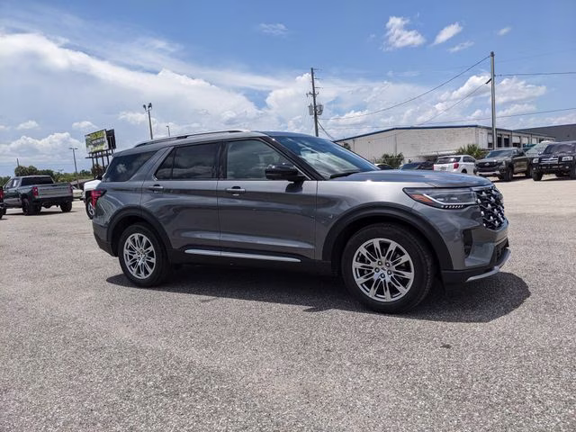 2026 Carbonized Gray Metallic Ford Explorer Platinum RWD SUV